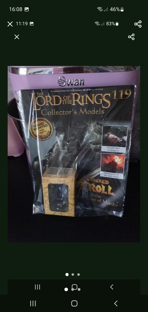  — lord of the rings collectors model issue 119