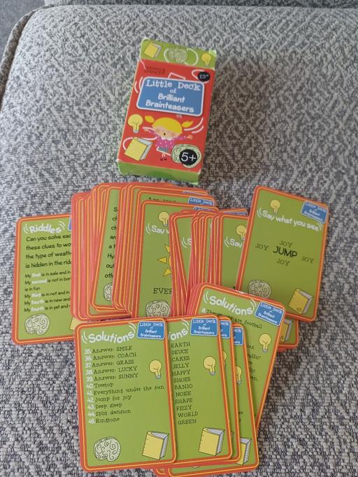  — Marks&Spencer brainteaser cards