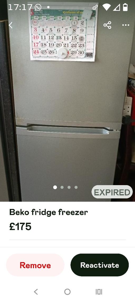  — Beko Fridge freezer