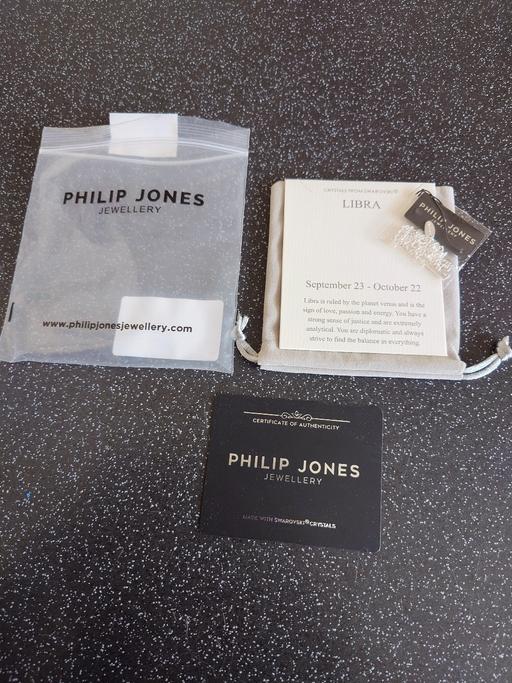  — Philip Jones Libra zodiac necklace