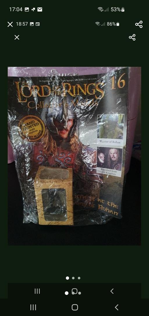  — lord of the rings collectors model issue 16