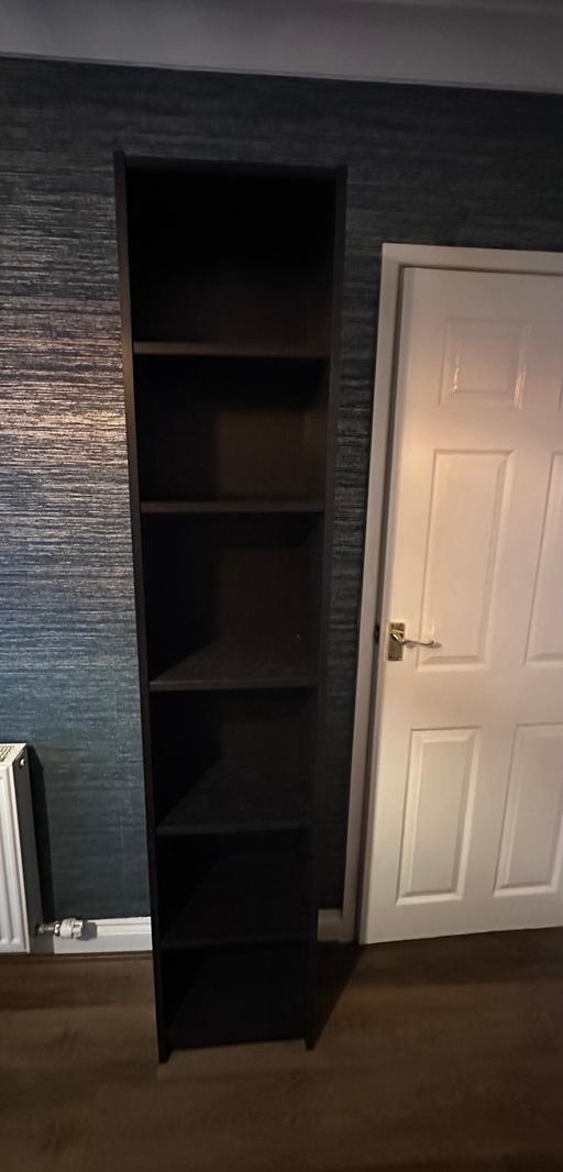  — Billy Bookcase Black Oak Effect