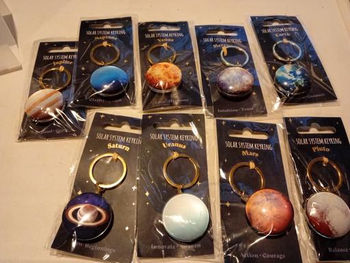  — joblot of SOLAR SYSTEM KEYRING SETS