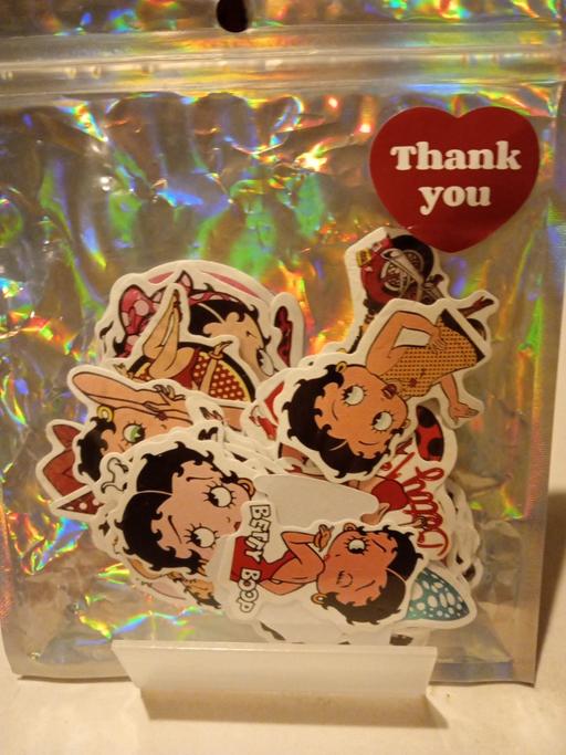  — new pack of 50 Betty boop stickers