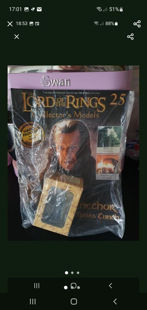  — lord of the rings collectors model issue 25