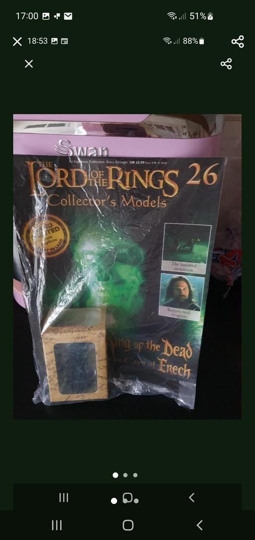  — lord of the rings collectors model issue 26
