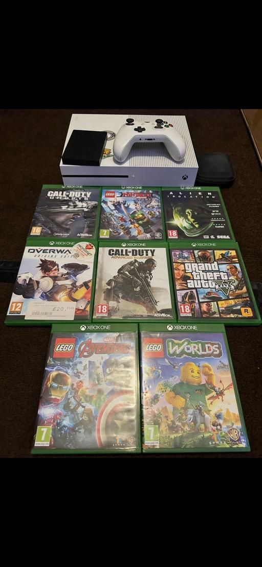  — Xbox 1s with games & custom controller