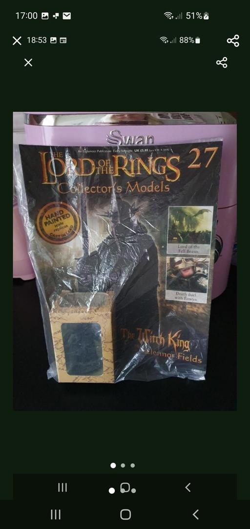  — lord of the rings collectors model issue 27
