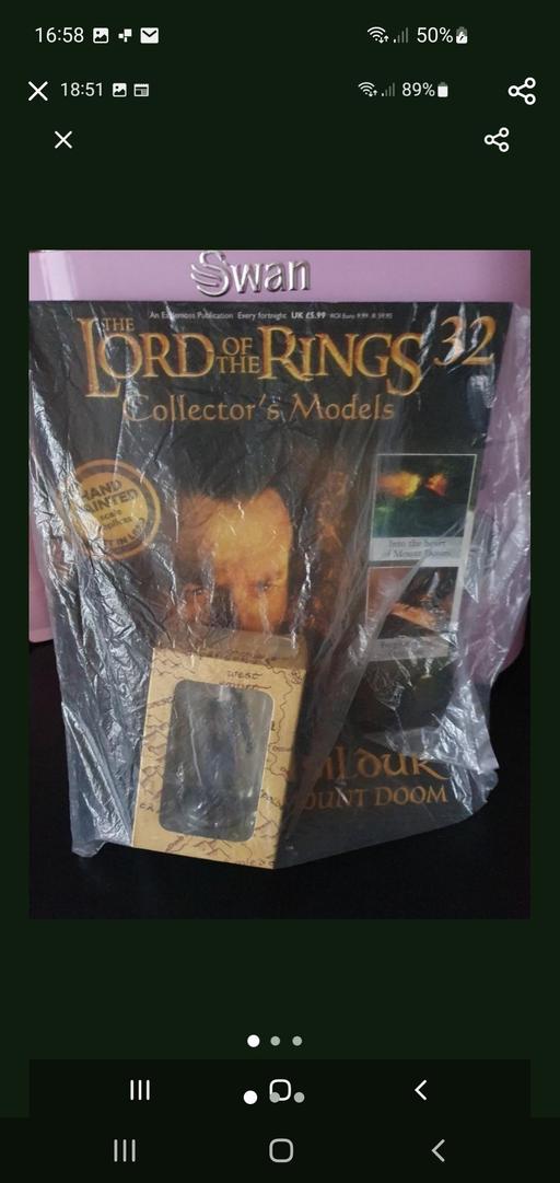 — lord of the rings collectors model issue 32