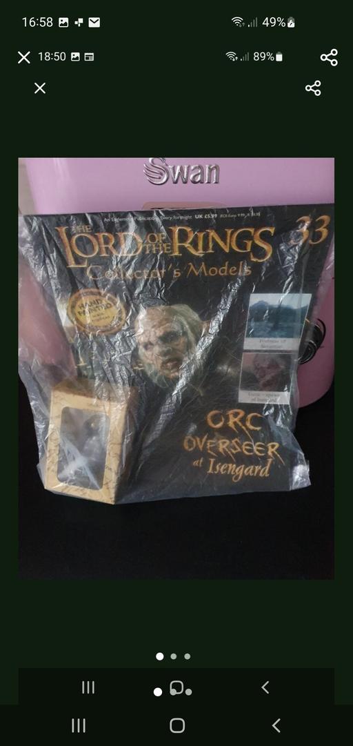  — lord of the rings collectors model issue 33