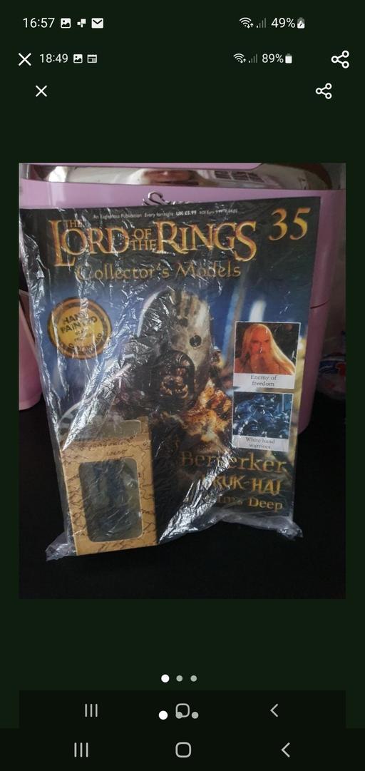  — lord of the rings collectors model issue 35