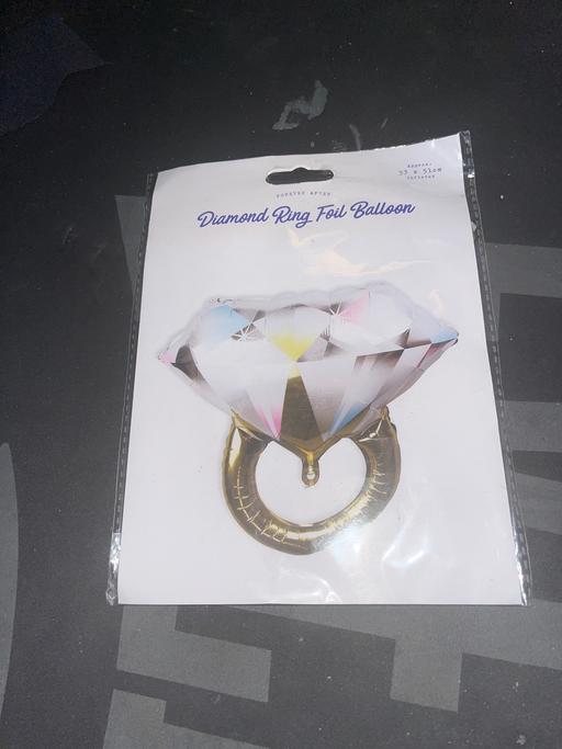  — Diamond Ring Foil balloons