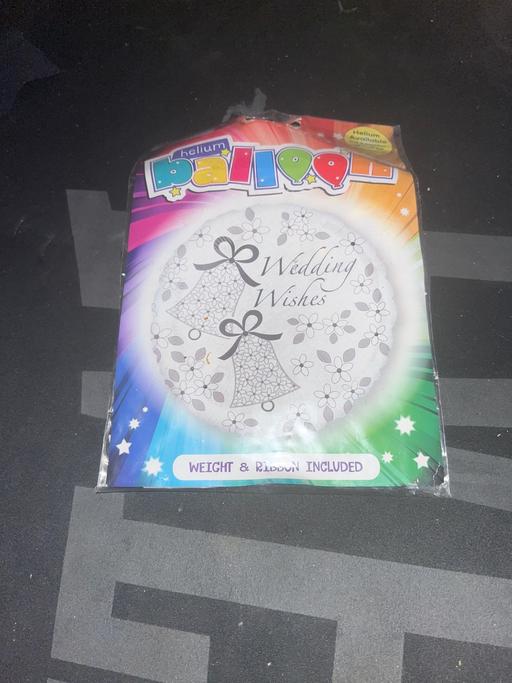  — Wedding wishes helium balloons