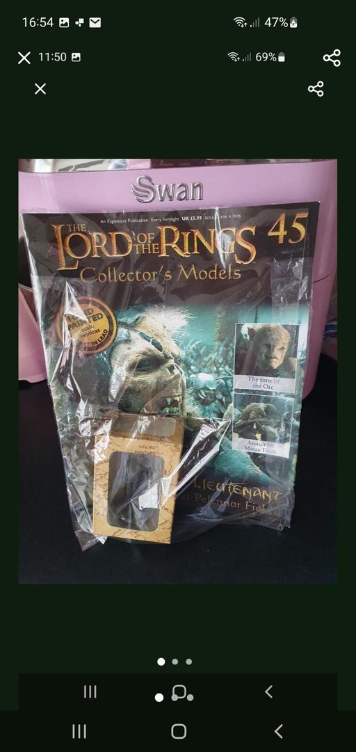  — lord of the rings collectors model issue 45