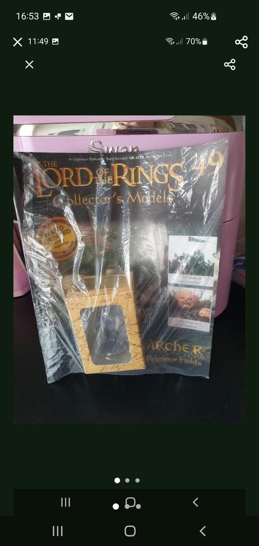  — lord of the rings collectors model issue 49