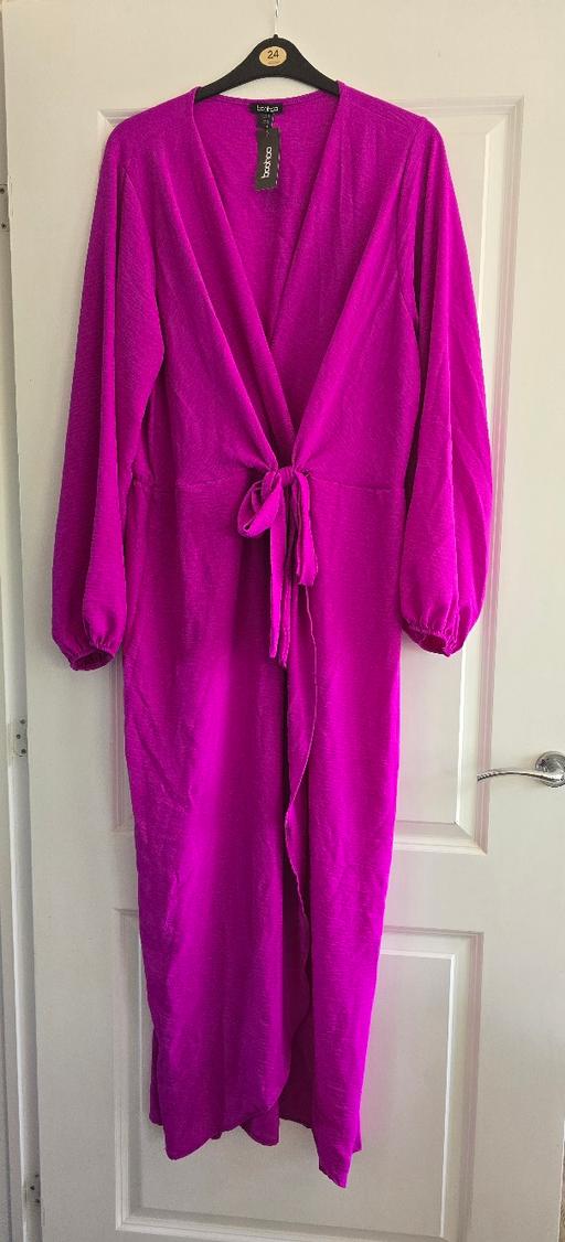  — boohoo plus maxi dress uk22 bnwt