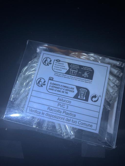  — A set of Christmas lights white 5V