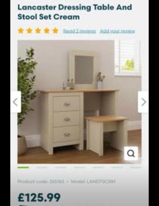  — Lancaster dressing table