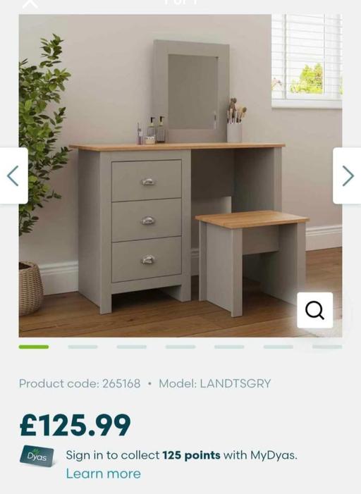  — Lancaster dressing table