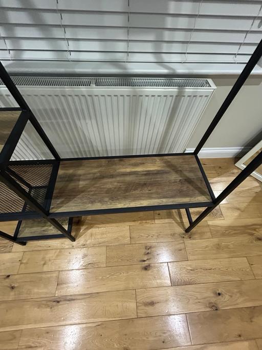  — Wide Hall Tree with Shoe Storage and Shelves