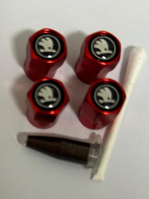  — Skoda tyre valve caps
