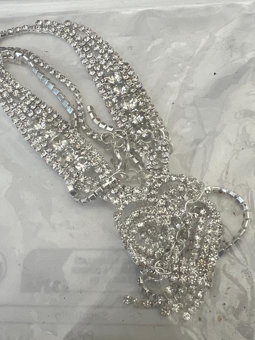  — Diamanté heart necklace