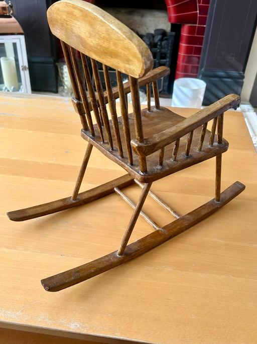  — Hand made mini rocking chair: