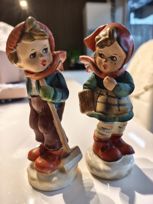  — Vintage Ceramic Boy and Girl Figurines