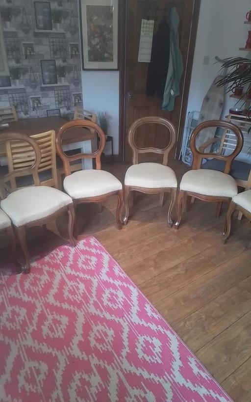  — 6 CHERRY WOOD CHAIRS
