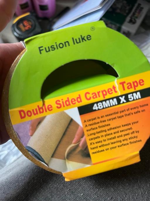  — New carpet tape