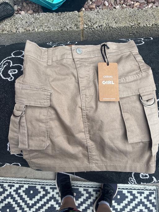  — Lovely brown denim skirt