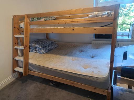  — wooden bunk bed