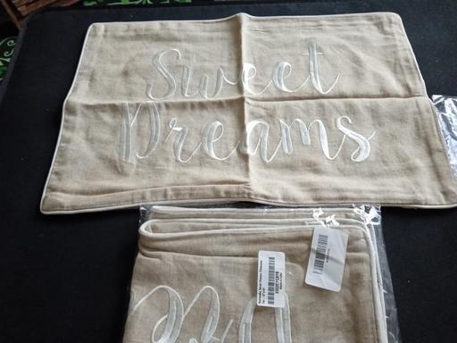  — 2 brand new SQUARE CUSHION COVERS