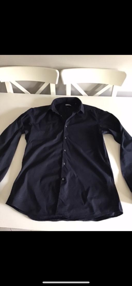  — DKNY mens black shirt size 16” chest