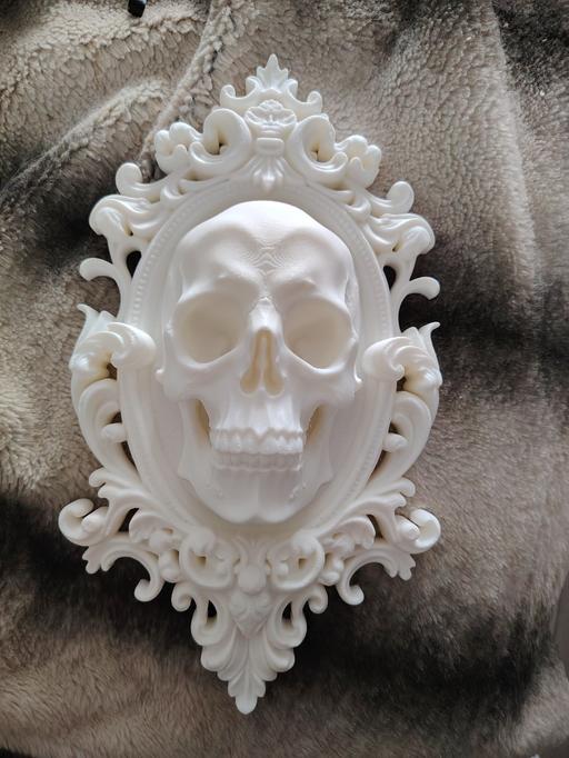  — Gothic skull plaque