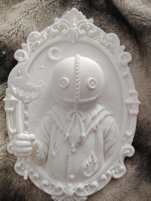  — Sam from trick or treat Halloween plaque