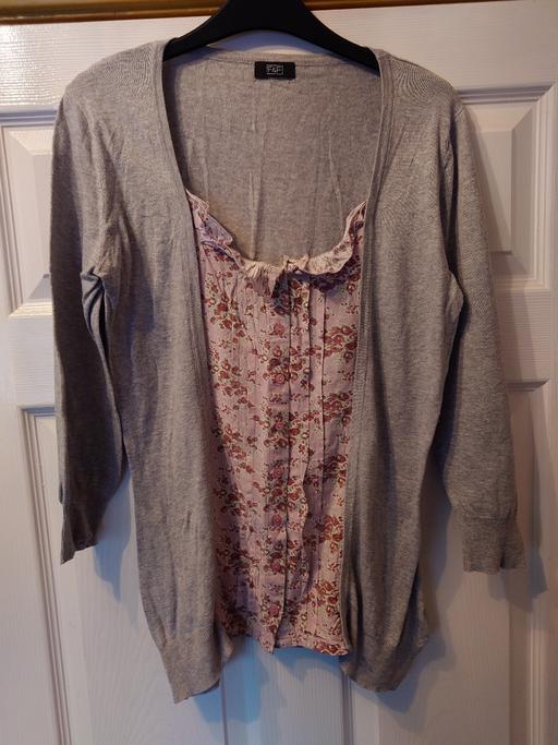  — Women's grey long sleeve top size 12