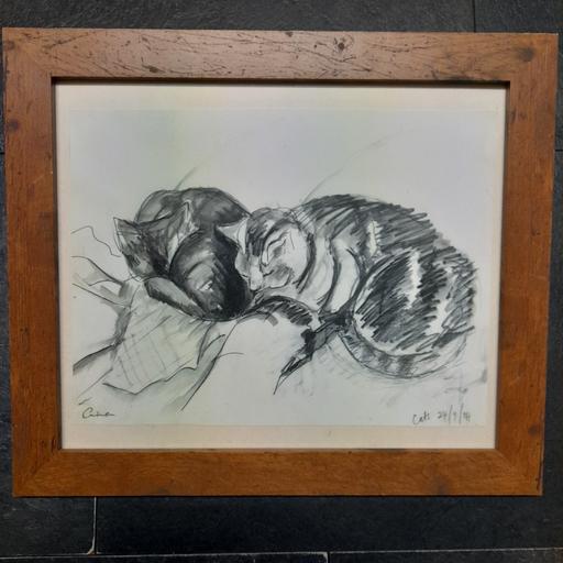  — FRAMED PRINT 🐈‍⬛️ 🐈‍⬛️