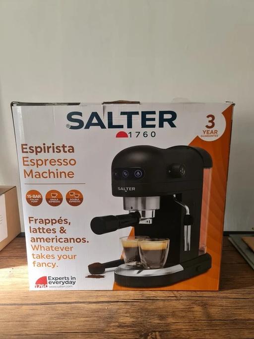  — Salter Expresso Machine