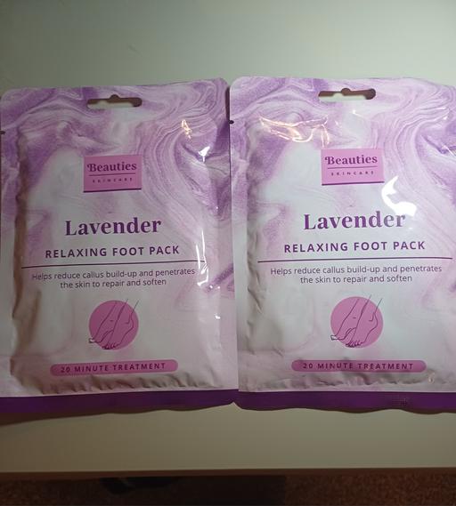  — Lavender relaxing foot back set of 2