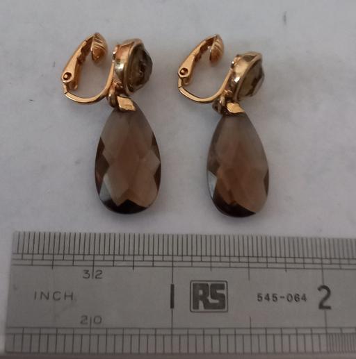  — Vintage Liz Claiborne LC Smoky earrings