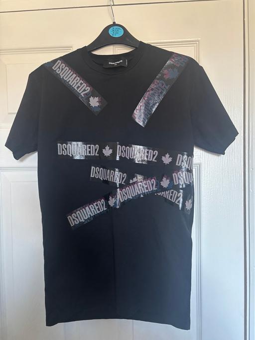  — DSquared2 Black Logo Print T-Shirt