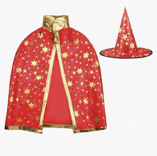  — Witches / wizard cape and hat. New.