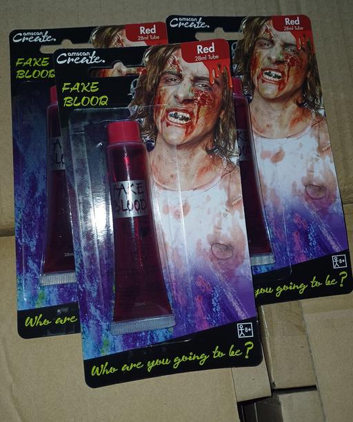  — Halloween fake blood. New