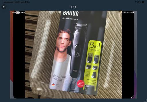  — Braun 6 in 1 grooming kit.new in box £17
