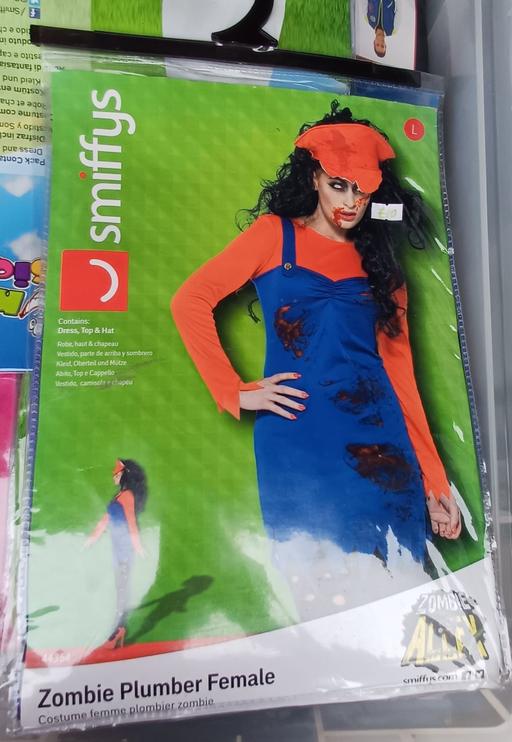  — Zombie female plumber size L 16-18. New