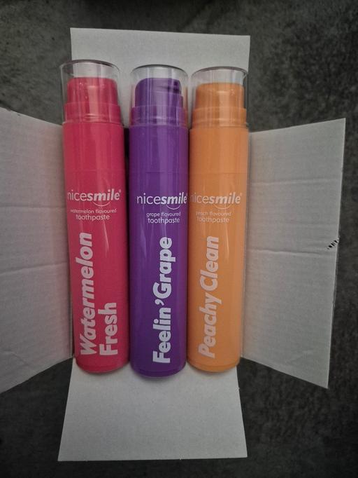  — new NiceSmile Flavoured Toothpaste £1 EACH
