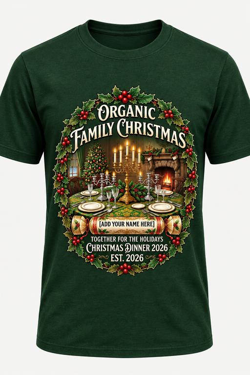  — Organic Christmas Tshirt