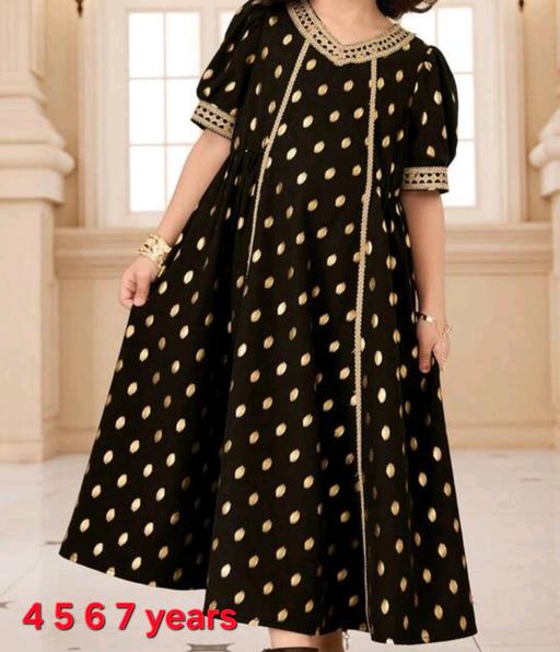  — Black and Gold short sleeve dress