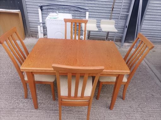  — vintage table and chairs